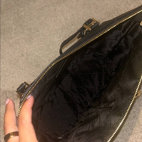 Michael Kors Black Tote with Gold Accents - Picture 4 of 4